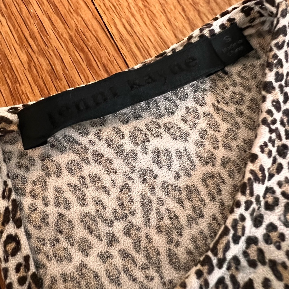 Jenni Kayne Leopard T-shirt dress
